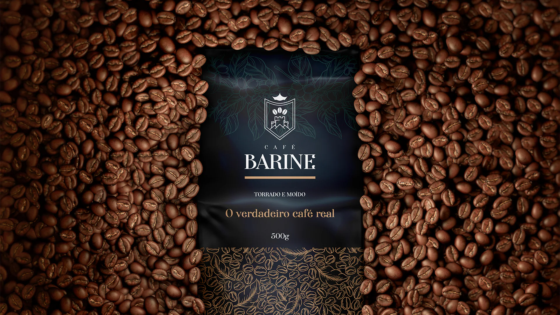 Projeto de embalagem e identidade visual Café Barine