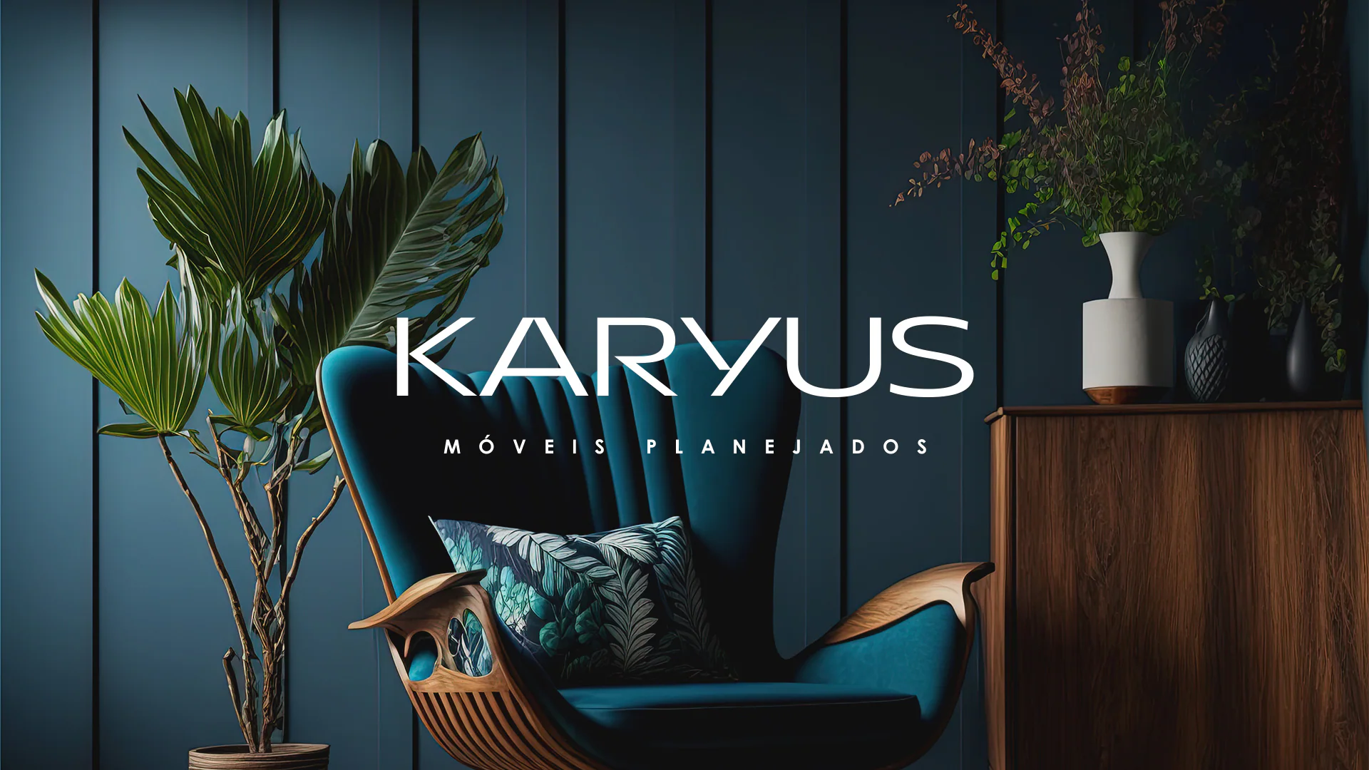 Projeto de identidade visual Karyus Móveis Planejados